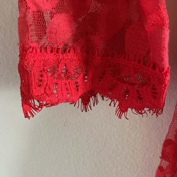 Free people Red Lace Dress - Picture 4 of 6